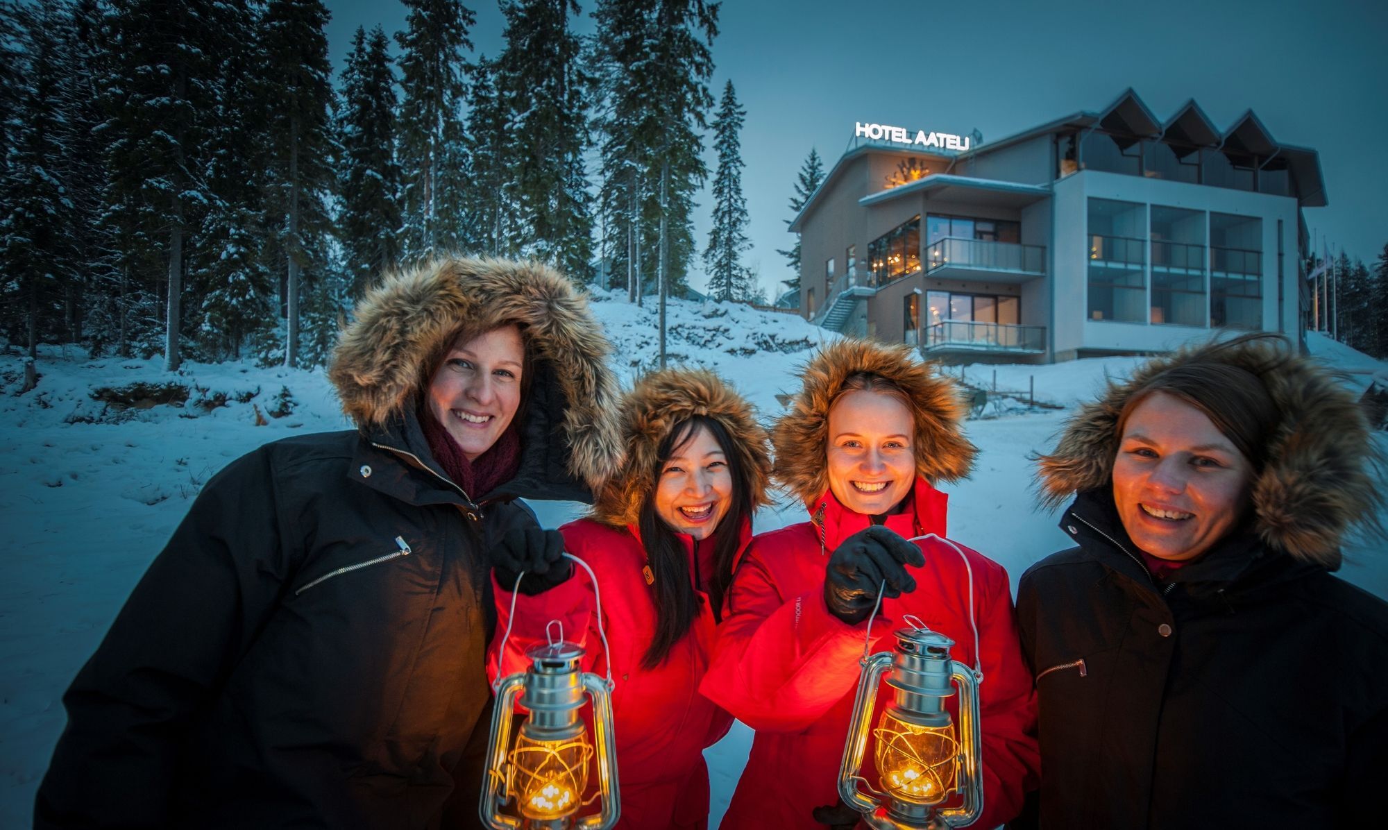 Hotel Aateli Hillside Vuokatti Zewnętrze zdjęcie