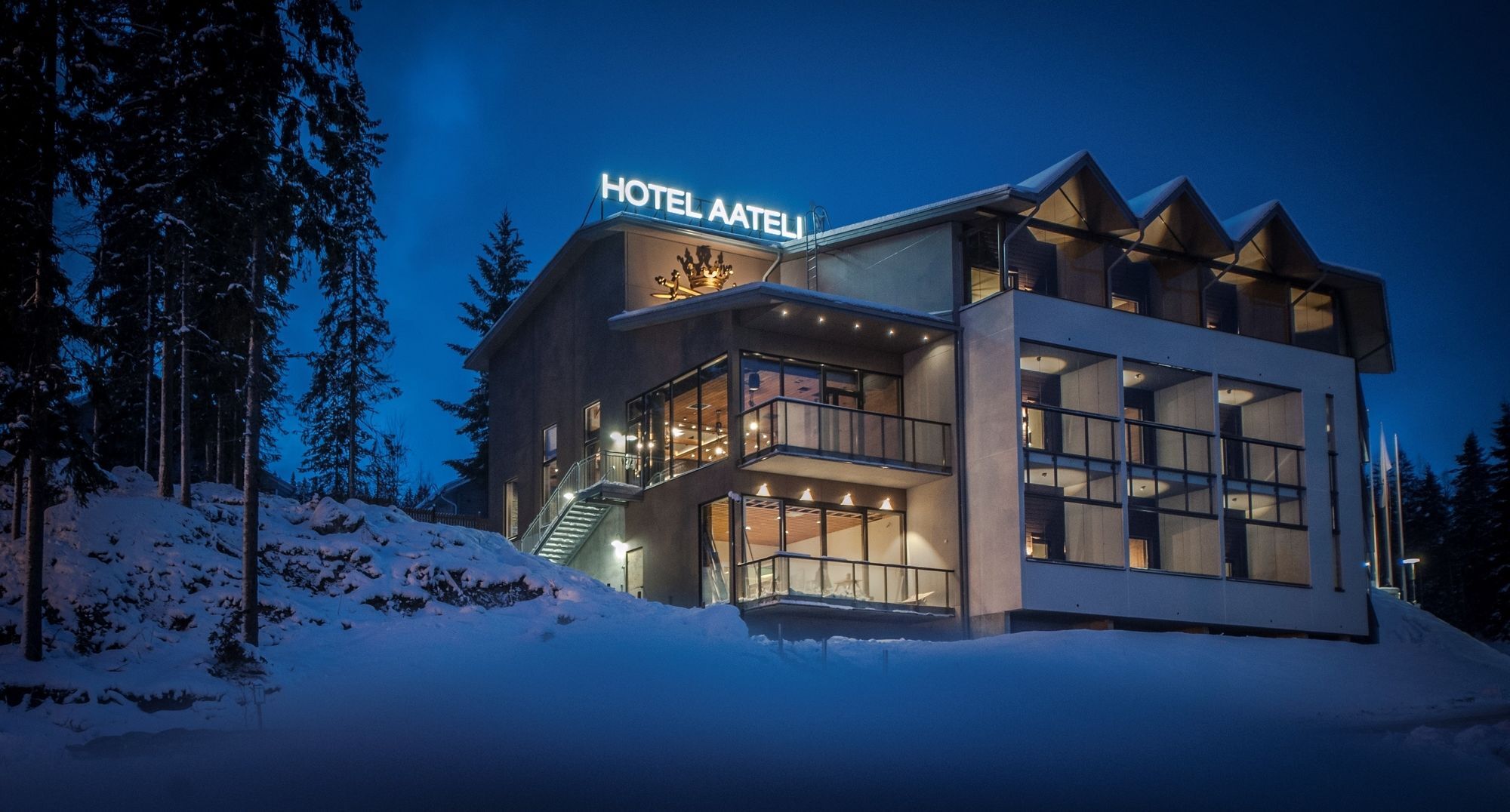 Hotel Aateli Hillside Vuokatti Zewnętrze zdjęcie