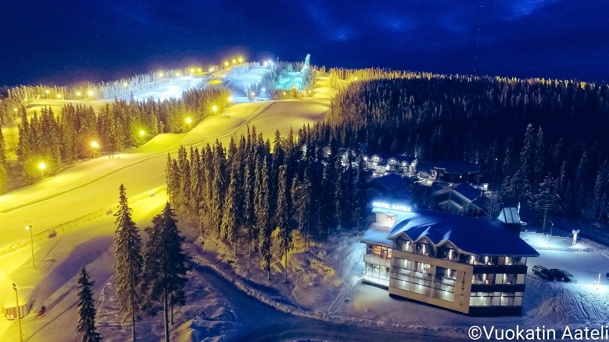 Hotel Aateli Hillside Vuokatti Zewnętrze zdjęcie